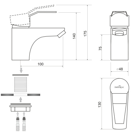 Vesto umywalkowa stojąca
