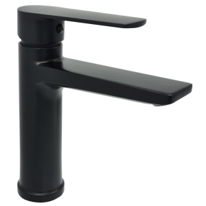 Bateria umywalkowa stojąca KAPPA Black Bateria umywalkowa stojąca czarna, precyzyjnie wykonana, elegancki design, dostępna w atrakcyjnej cenie, idealna do nowoczesnych łazienek
