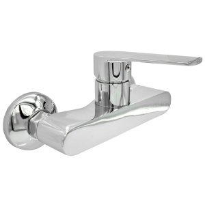Bateria natryskowa KAPPA Chrom Bateria prysznicowa z chromowanego mosiądzu, wysokiej jakości, nowoczesny design, trwała i elegancka, dostępna w atrakcyjnej cenie
