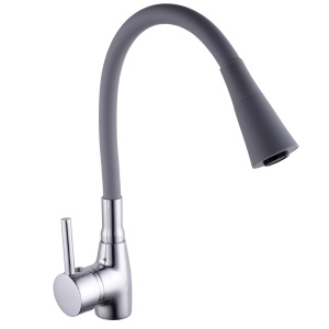 Liveno laguna Szara bateria kuchenna z ruchomą wylewką i regulacją strumienia wody. Nowoczesny design z eleganckim matowym szarym wykończeniem, oferująca dobrą jakość i funkcjonalność. Regulacja strumienia wody i elastyczna wylewka zapewniają wygodę użytkowania. Doskonała opcja w niskiej cenie, łącząca nowoczesny wygląd z praktycznymi funkcjami.