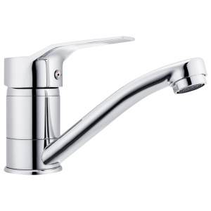Bateria umywalkowa stojąca z ruchomą wylewką VESTO Bateria umywalkowa z krótką wylewką. Kompaktowy design, idealny do mniejszych umywalek. Krótka wylewka zapewnia oszczędność miejsca, jednocześnie oferując wygodę użytkowania. Solidna konstrukcja i eleganckie wykończenie doskonale komponują się z nowoczesnymi łazienkami. Chrom