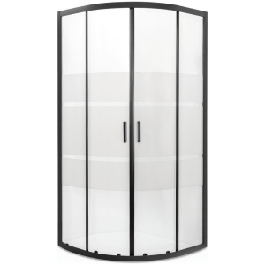 kabina prysznicowa bez brodzika 80x80 cm Liveno Kama czarna
